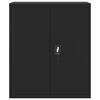 vidaXL Classeur noir 90x40x145 cm acier