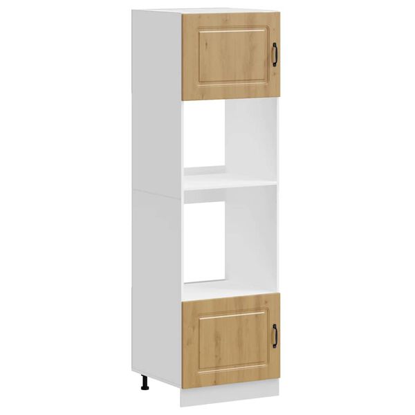 vidaXL Armoires de four 2 pi&egrave;ces "Kalmar" Ch&ecirc;ne artisanal Bois d'ing&eacute;nierie