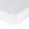 vidaXL Lit avec matelas Hvar marron fonc&eacute; 140x200 cm tissu