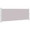 vidaXL Auvent lat&eacute;ral r&eacute;tractable de patio 180x500 cm Gris
