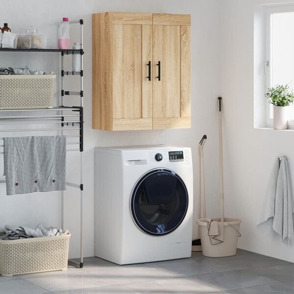 vidaXL Armoire murale ch&ecirc;ne sonoma 69,5x34x90 cm bois d'ing&eacute;nierie