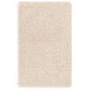 vidaXL Tapis de bain antid&eacute;rapant Cr&egrave;me 50 x 80 cm PP