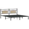 vidaXL Cadre de lit sans matelas chêne sonoma 183x213 cm