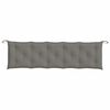 vidaXL Coussins de banc de jardin lot de 2 gris foncé mélangé tissu