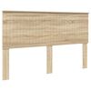 vidaXL T&ecirc;te de lit Ch&ecirc;ne Sonoma 160 cm Bois d'ing&eacute;nierie