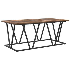 vidaXL Table basse Ch&ecirc;ne fum&eacute; 100 x 50 x 40 cm