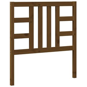 vidaXL T&ecirc;te de lit Marron miel 96x4x100 cm Bois massif de pin