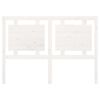 vidaXL T&ecirc;te de lit Blanc 140,5x4x100 cm Bois massif de pin
