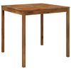 vidaXL Table de Bar de Jardin Naturel 110 x 108,5 x 105 cm