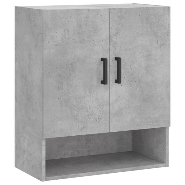 vidaXL Armoire murale gris b&eacute;ton 60x31x70 cm bois d'ing&eacute;nierie