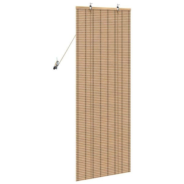 vidaXL Store enrouleur avec des rideaux Nature 60 x 160 cm Bambou