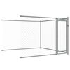 vidaXL Cage pour chien avec portes gris 12x2x1,5 m acier galvanisé