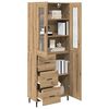 vidaXL Haut Armoire 2 pcs Ch&ecirc;ne artisanal Bois d'ing&eacute;nierie