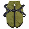 vidaXL Manteau pour chiens avec harnais imperm&eacute;able r&eacute;fl&eacute;chissant L32