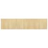vidaXL Tapis rectangulaire naturel clair 70x300 cm bambou
