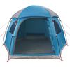 vidaXL Tente de familiale igloo 6 personnes bleu imperméable