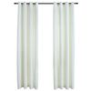 vidaXL Rideaux occultants avec anneaux 2 pcs Velours Cr&egrave;me 140x175 cm