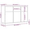 vidaXL Buffet 110x36x75 cm Bois massif de pin