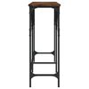 vidaXL Table console ch&ecirc;ne fum&eacute; 180x29x75 cm bois d'ing&eacute;nierie
