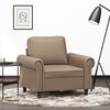 vidaXL Fauteuil Cappuccino 60 cm Similicuir