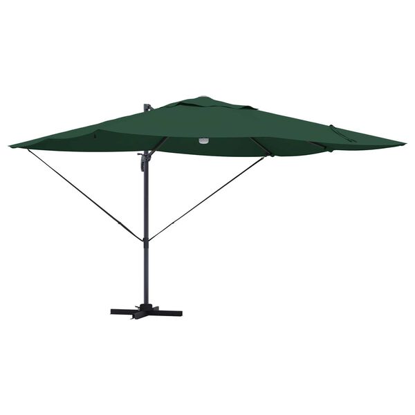 vidaXL Parasol Vert 351 x 250 x 253 cm Polyester et Aluminium