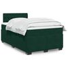 vidaXL Sommier &agrave; lattes de lit avec matelas vert fonc&eacute; 120x190 cm