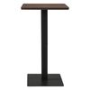 vidaXL Table de bistro Cendre fonc&eacute; 60x60x107 cm