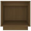vidaXL Tables de chevet 2pcs Marron miel 40x30x40cm Bois de pin solide