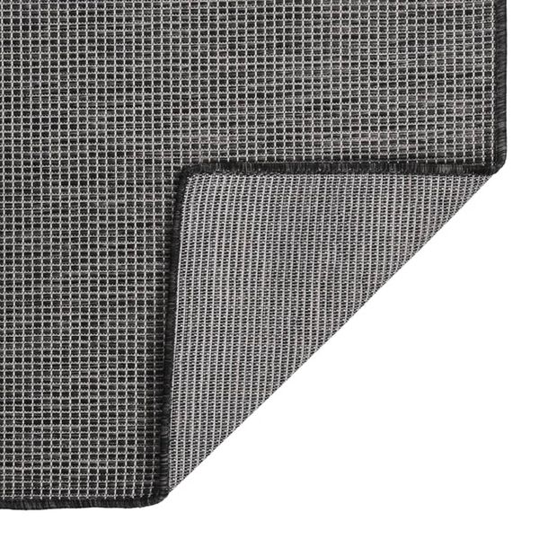 vidaXL Tapis &agrave; tissage plat d'ext&eacute;rieur 200x280 cm Gris