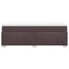 vidaXL Sommier &agrave; lattes de lit avec matelas Marron fonc&eacute; 90x190 cm