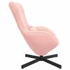 vidaXL Fauteuil &oelig;uf Rose 63 x 73 x 90 cm tissu