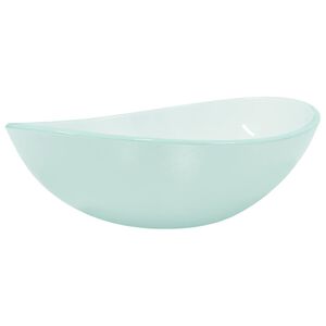 vidaXL Lavabo Verre tremp&eacute; 54,5x35x15,5 cm D&eacute;poli
