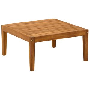 vidaXL Table de Jardin Bois d'Acacia Massif Naturel 60 x 60 x 30 cm