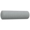 vidaXL Ensemble de canapés 3 pcs coussins décoratifs gris clair tissu