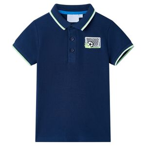 Polo pour enfants bleu marine 116