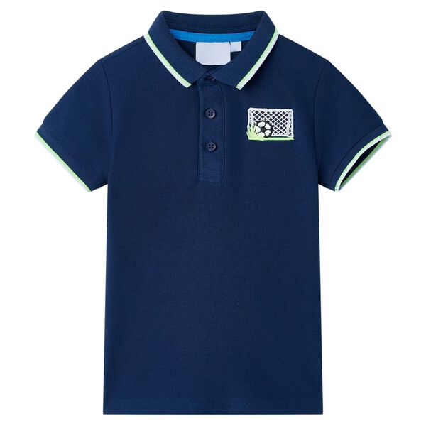 Polo pour enfants bleu marine 116