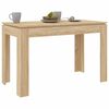 vidaXL Table &agrave; manger Ch&ecirc;ne sonoma 120x60x76 cm Bois d'ing&eacute;nierie