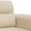 vidaXL Chaise de canap&eacute; cr&egrave;me 60 cm tissu microfibre