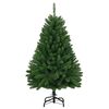 vidaXL Sapin de No&euml;l artificiel &agrave; charni&egrave;res avec support vert 120 cm