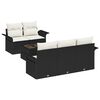 vidaXL Ensemble de canap&eacute; de jardin 6 pc 5-Nombre de places
