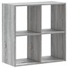 vidaXL Bibliothèque sonoma gris 68,5x32x68,5 cm bois d'ingénierie