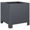 vidaXL Jardini&egrave;re anthracite 30x30x30 cm acier