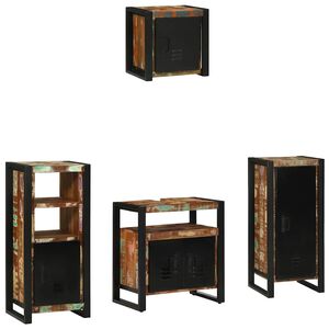 vidaXL Ensemble de mobilier de salle de bain 4 pi&egrave;ces
