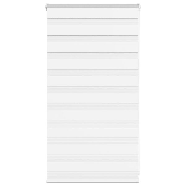 vidaXL Store zèbre blanc 75x100 cm largeur du tissu 70,9 cm polyester