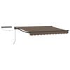 vidaXL Auvent r&eacute;tractable &eacute;lectrique Taupe 3,5 x 2 m