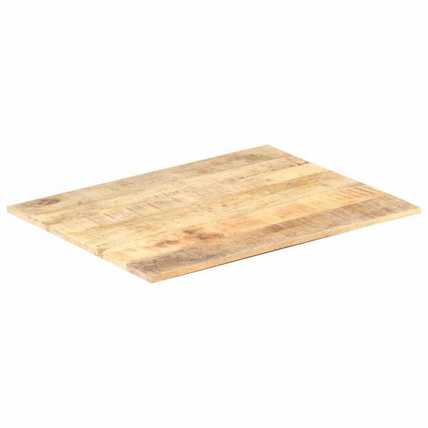 vidaXL Dessus de table Bois de manguier solide 15-16 mm 80x60 cm