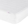 vidaXL Cadre de lit d'angle avec matelas 2 pcs Gris clair Velours