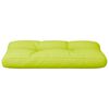 vidaXL Coussin de palette vert vif 80x40x12 cm tissu