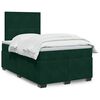 vidaXL Sommier &agrave; lattes de lit avec matelas vert fonc&eacute; 120x190 cm