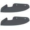 vidaXL &Eacute;tag&egrave;re Flottante d'Angle Support d'angle 2 pc Anthracite